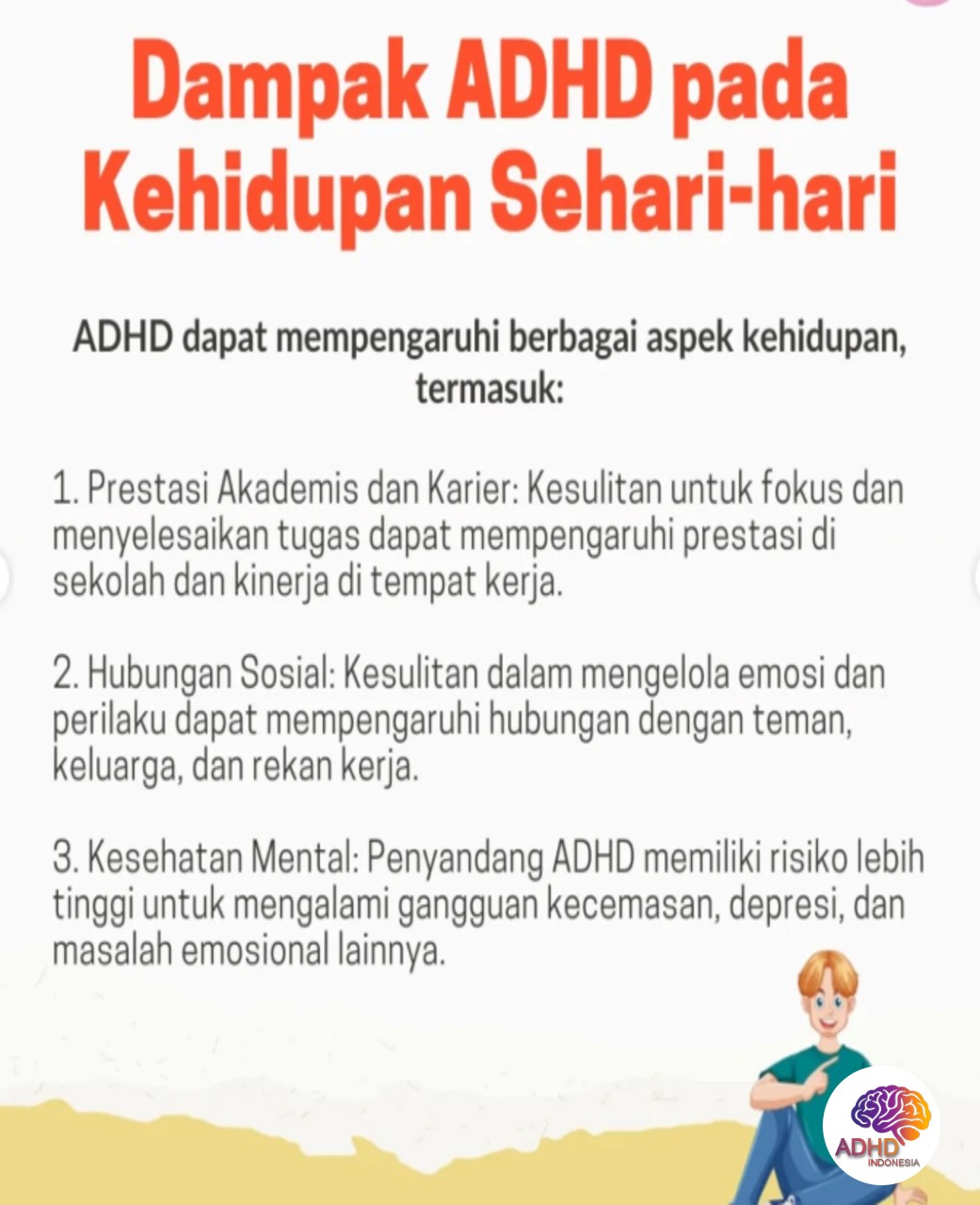 ADHD dan Hubungan Sosial Anak di Lingkungan Sekolah di Kota Palangka Raya