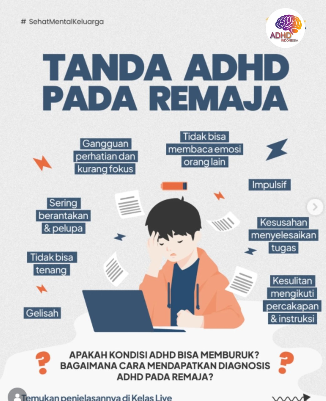 Screening ADHD Non-Diagnostik: Edukasi Awal bagi Orang Tua di Kota Palangka Raya